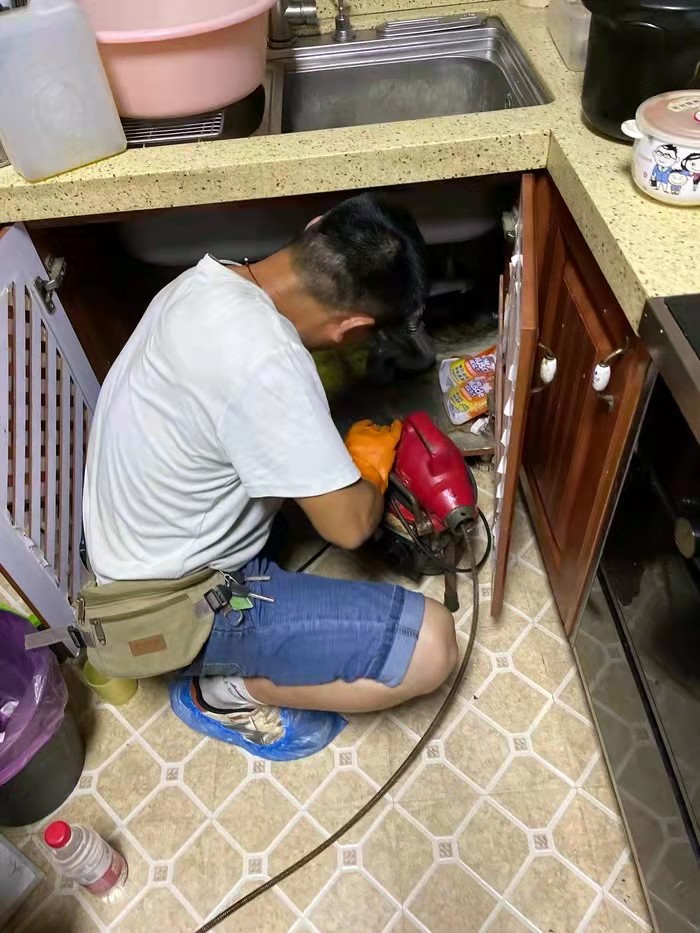 彭市镇通下水道